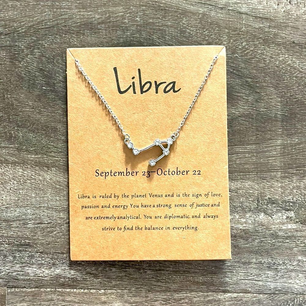 LIBRA Constellation Necklace 🌌